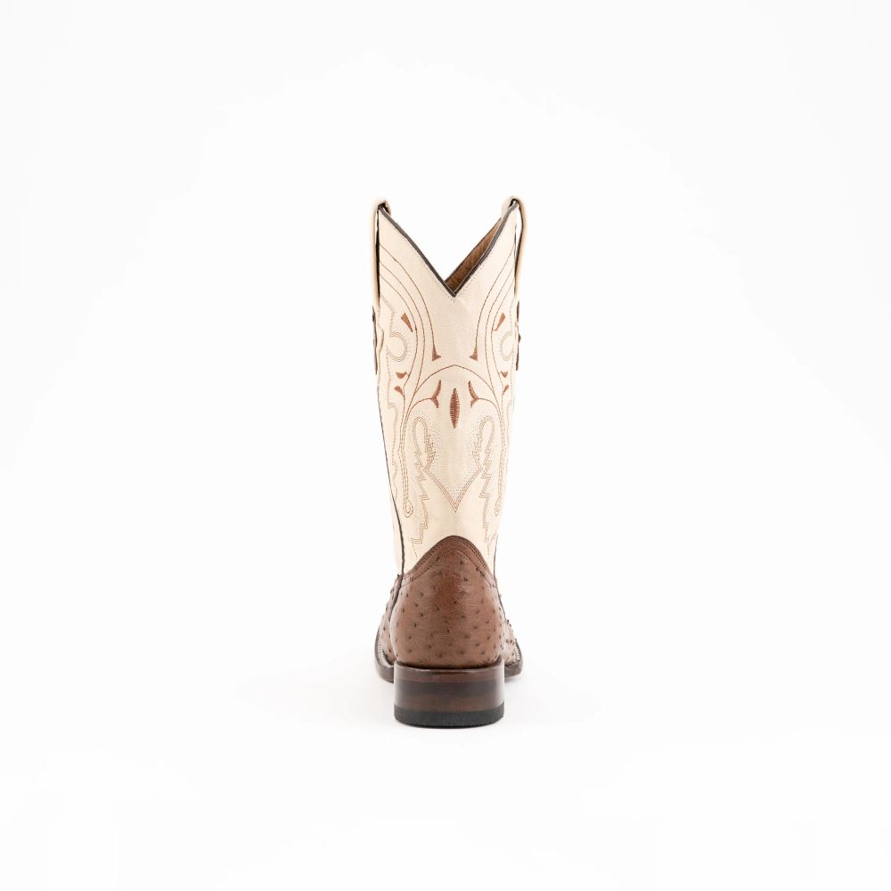 Ferrini | Colt - Men's Full Quill Ostrich-Kango Tabac