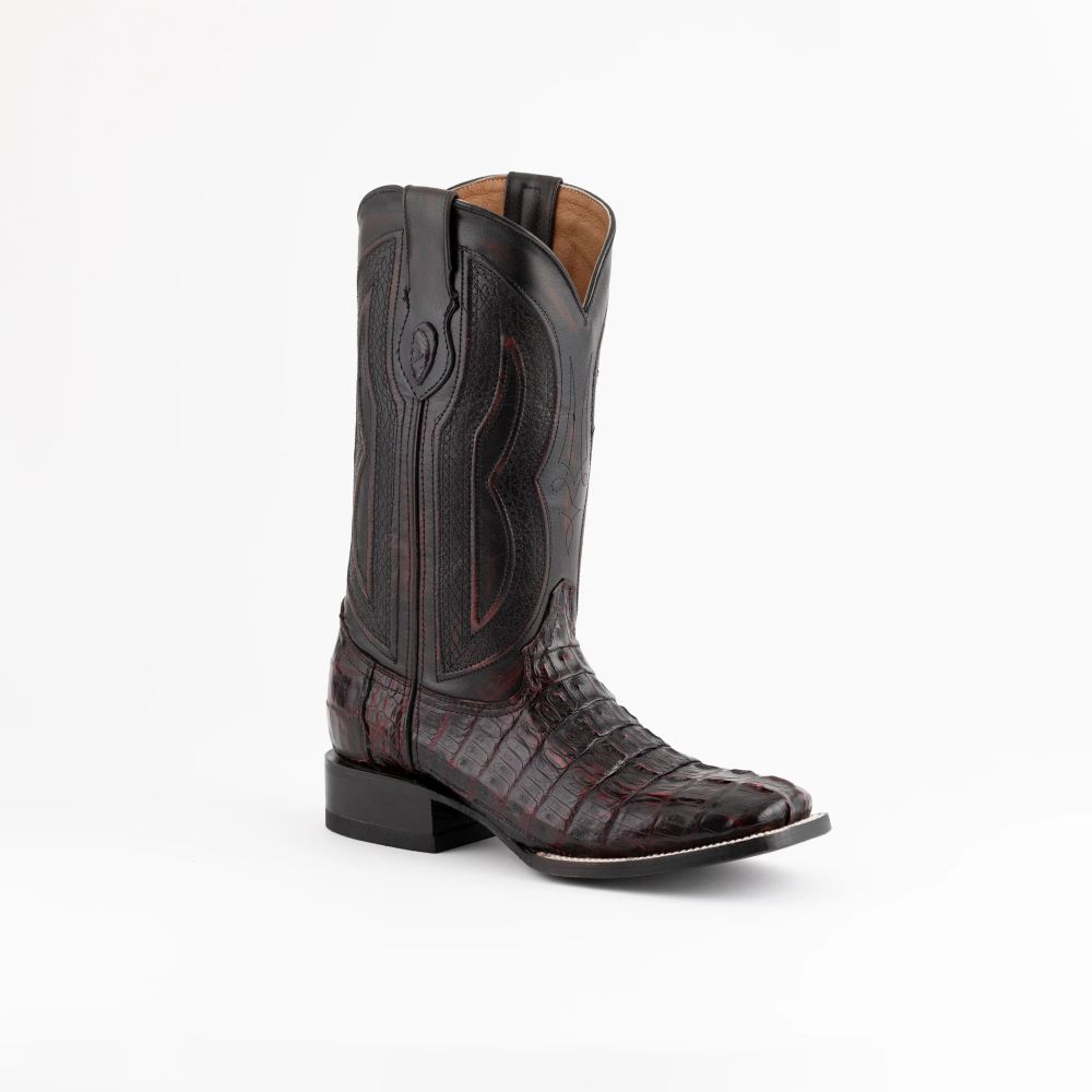 Ferrini | Men's Hornback Caiman Dakota-Black Cherry