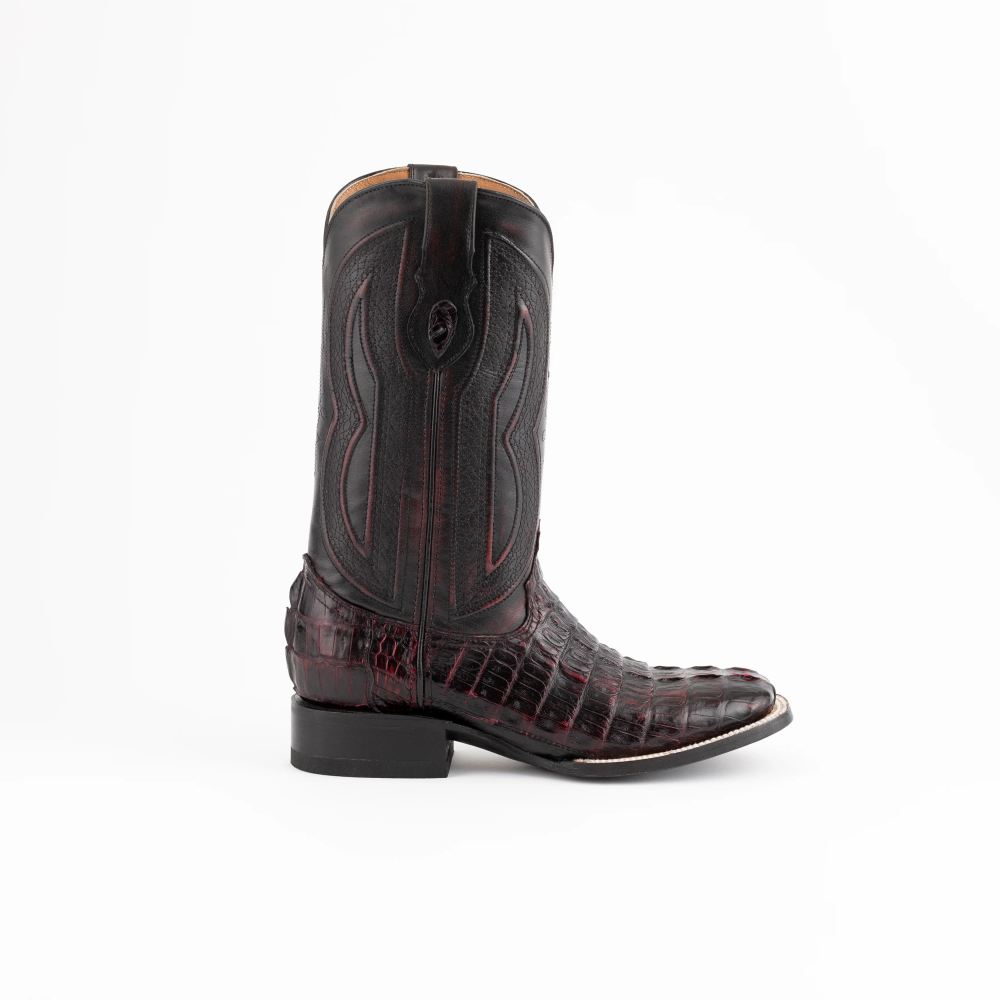 Ferrini | Men's Hornback Caiman Dakota-Black Cherry