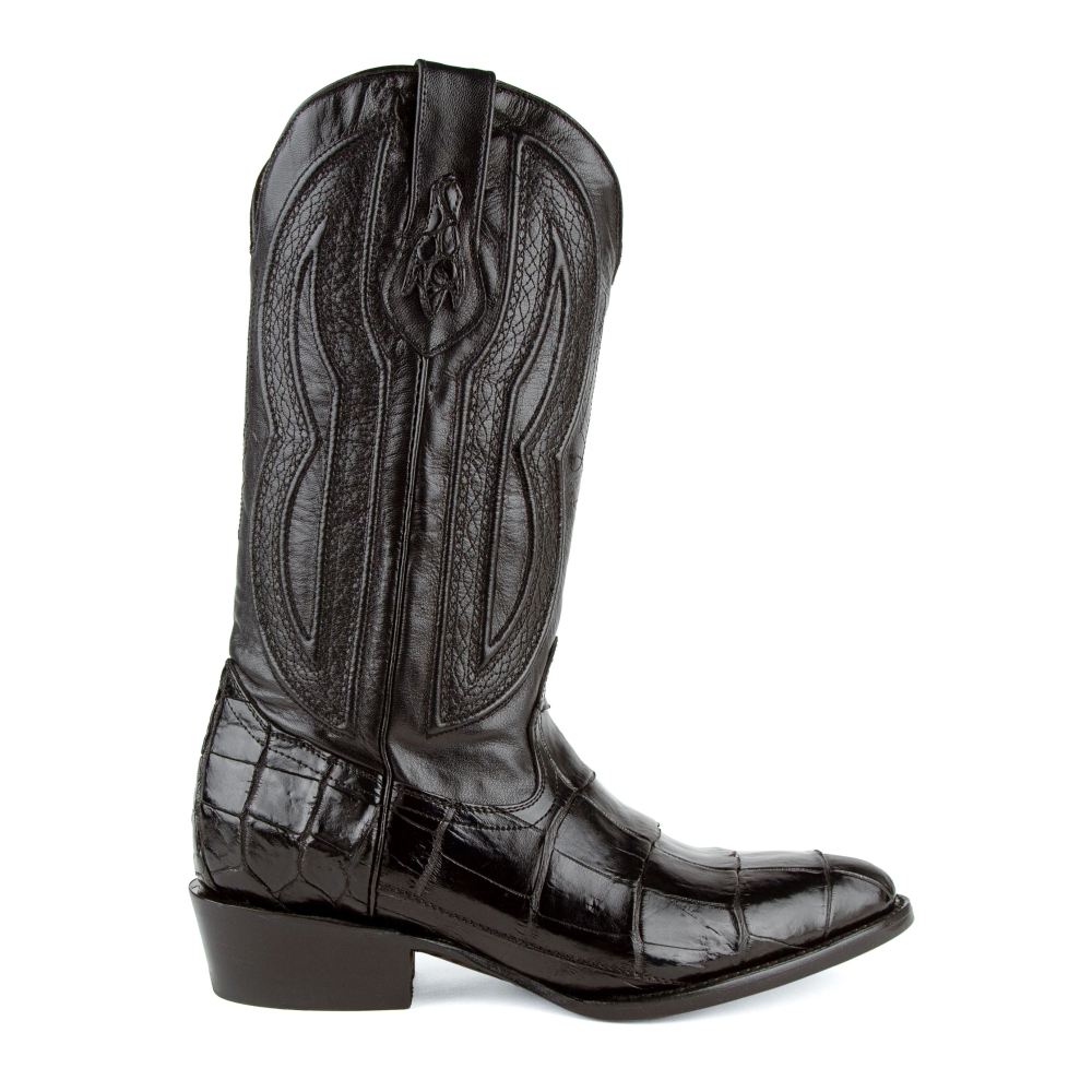 Ferrini | Men's Stallion - American Alligator-Black