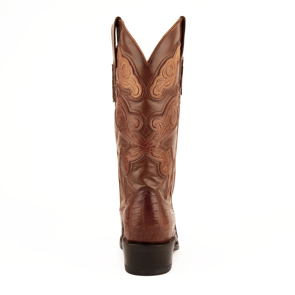 Ferrini | Men's Stallion - American Alligator-Cognac