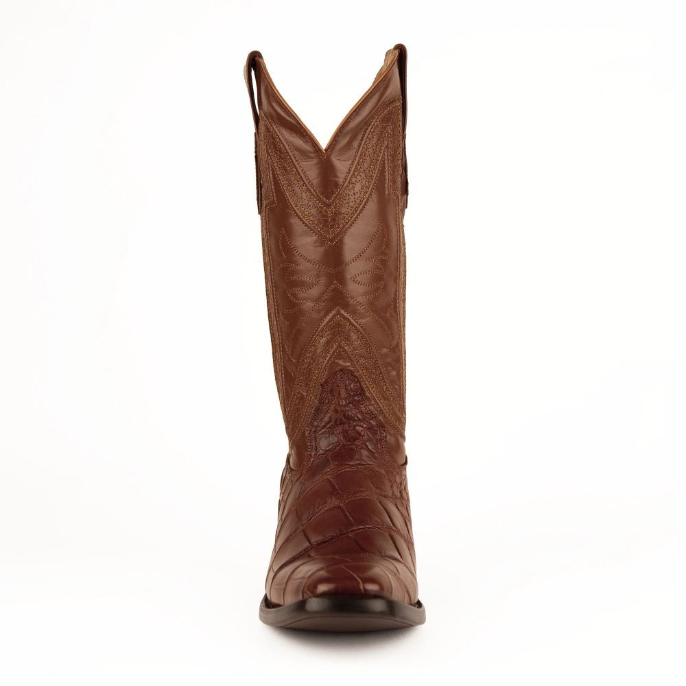 Ferrini | Men's Stallion - American Alligator-Cognac