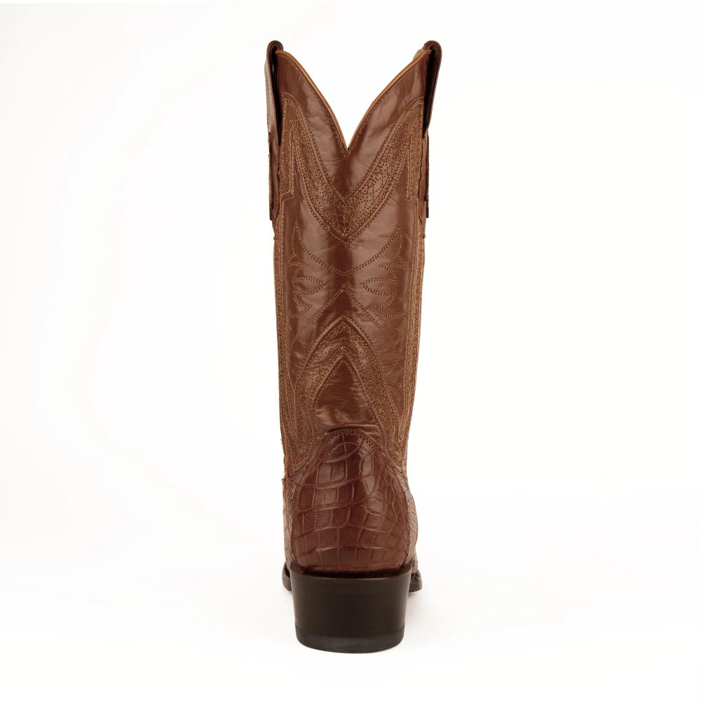 Ferrini | Men's Stallion - American Alligator-Cognac