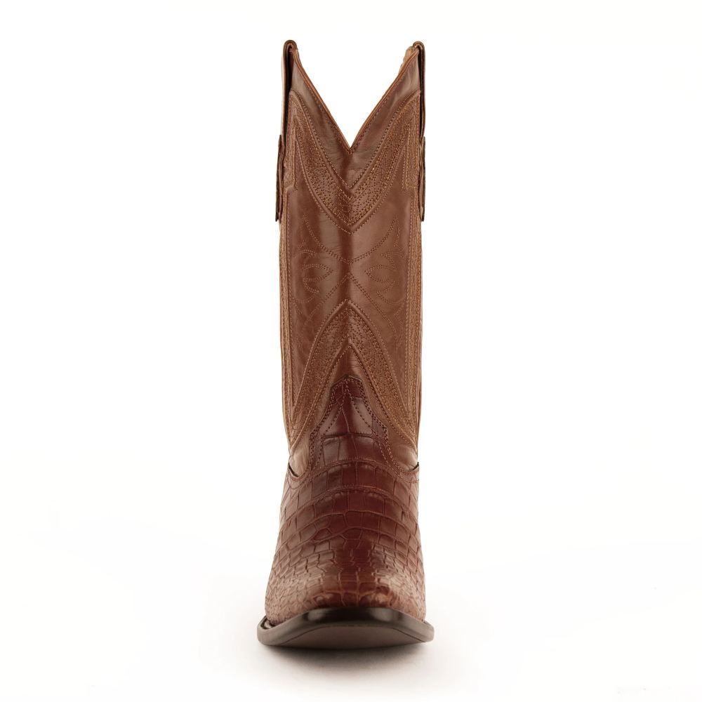 Ferrini | Men's Stallion - American Alligator-Cognac