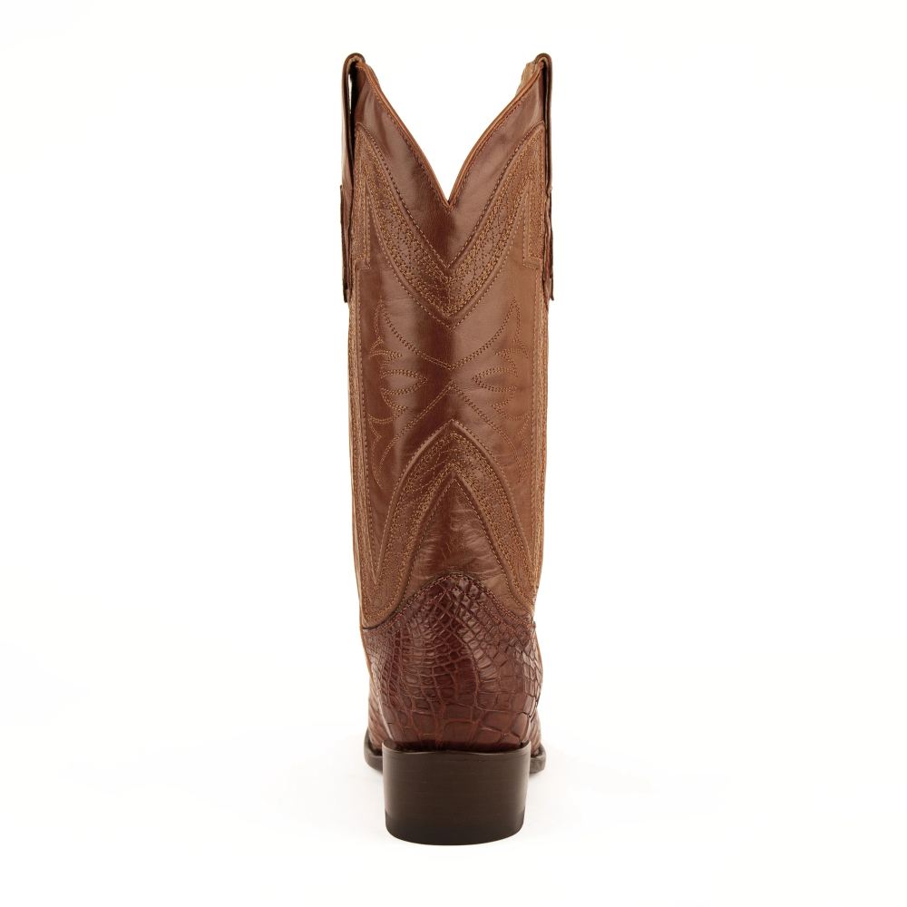 Ferrini | Men's Stallion - American Alligator-Cognac