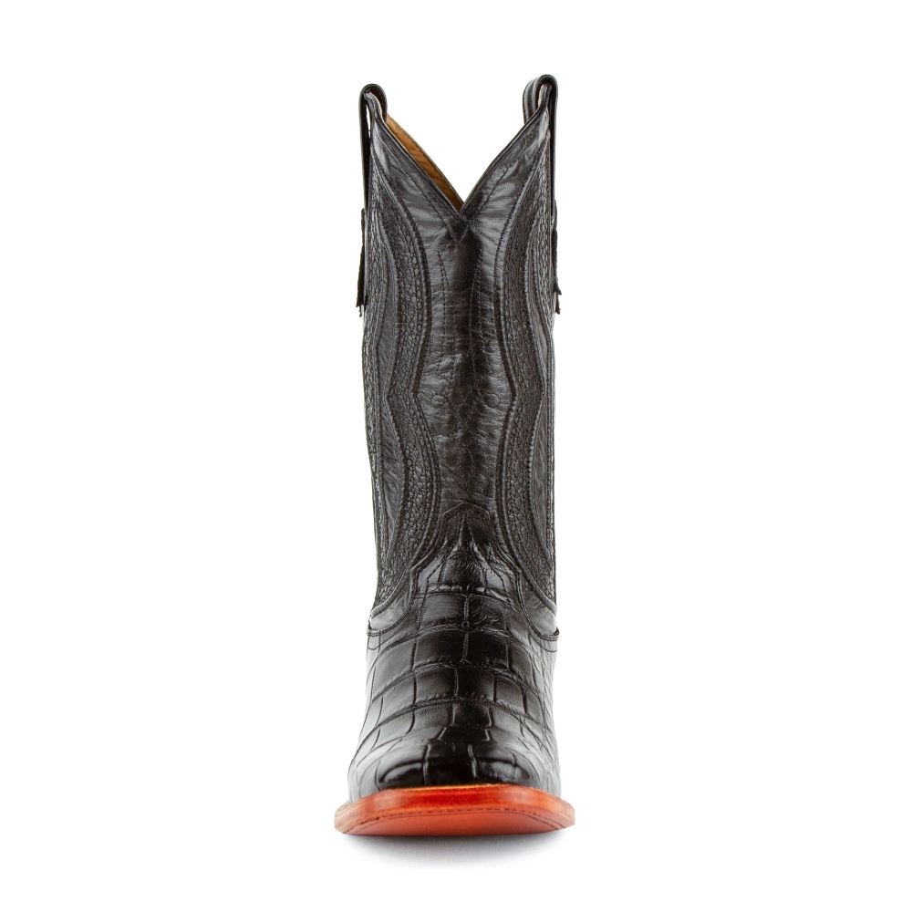 Ferrini | Men's Stallion - American Alligator-Black