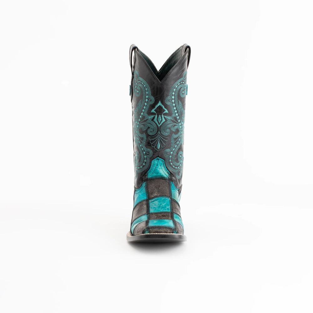 Ferrini | Men's Patchwork - Men's-Black/Teal