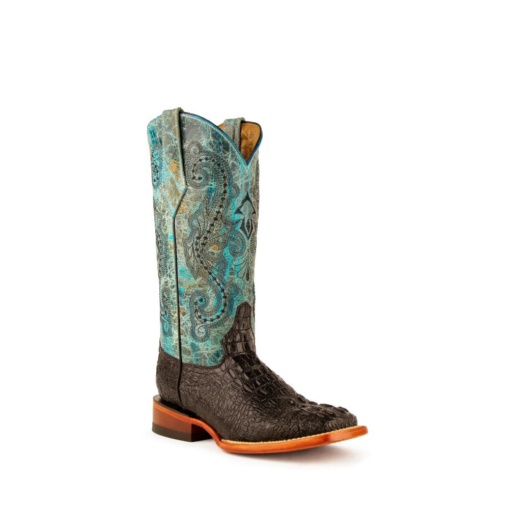 Ferrini | Women's Stampede - Ladies-Black/Teal