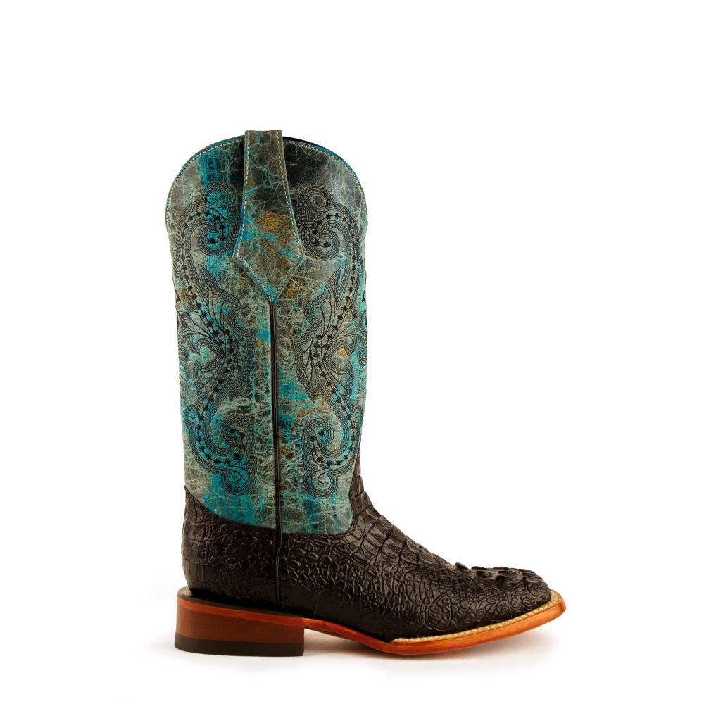 Ferrini | Women's Stampede - Ladies-Black/Teal