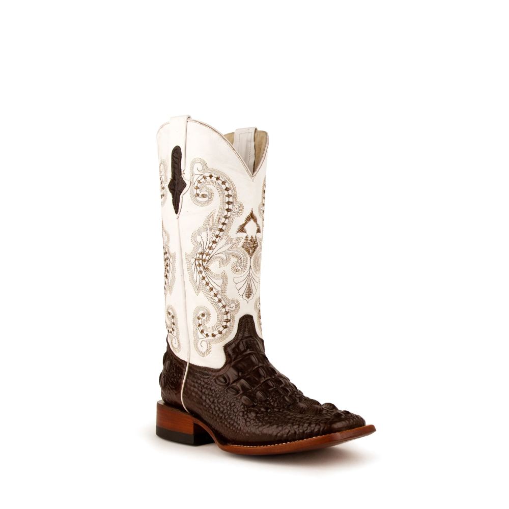 Ferrini | Women's Rancher-Chocolate/White