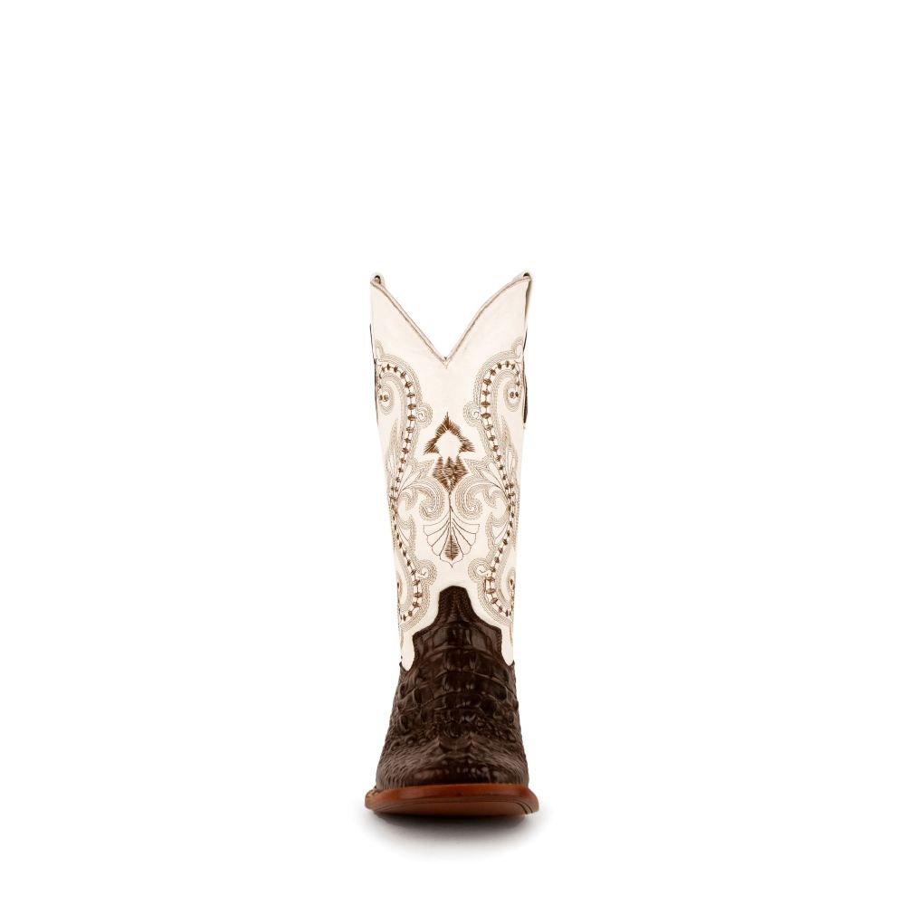 Ferrini | Women's Rancher-Chocolate/White