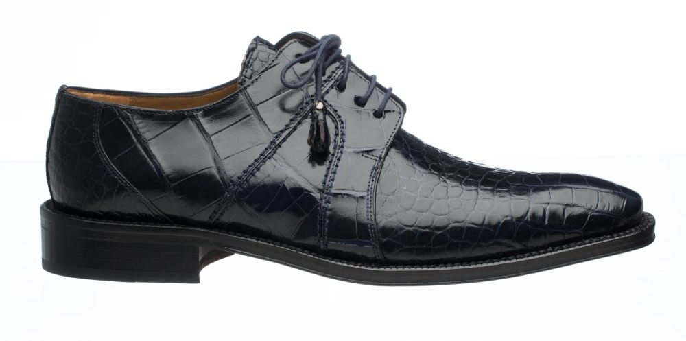 Ferrini | Men's Belly Alligator 205-Navy