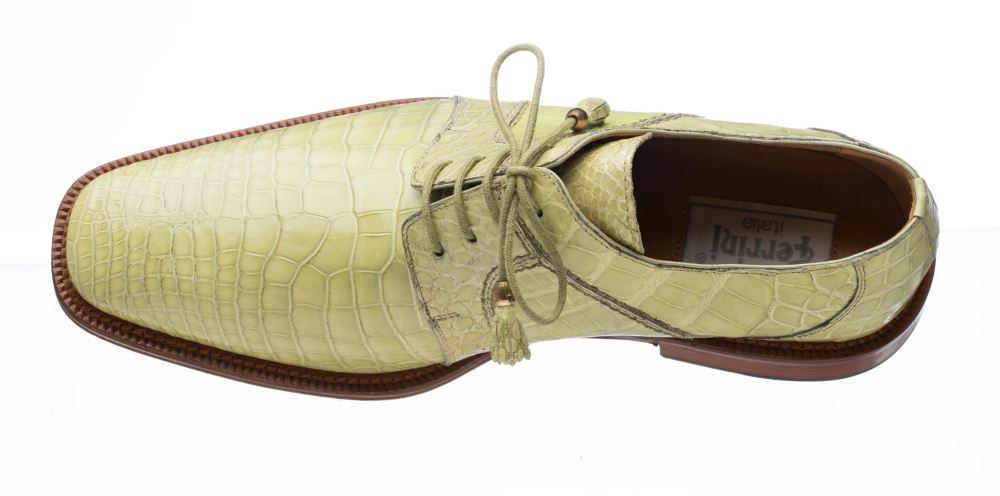 Ferrini | Men's Belly Alligator 205-Peridot