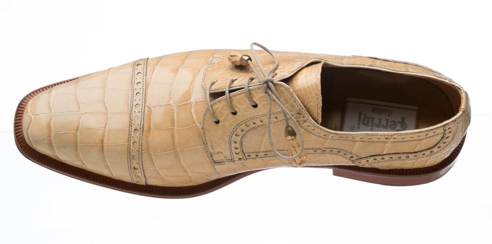 Ferrini | Men's Belly Alligator 216-Dune