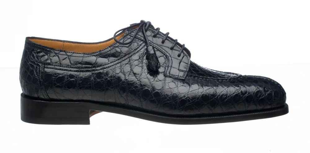 Ferrini | Men's Belly Alligator 3520-Navy