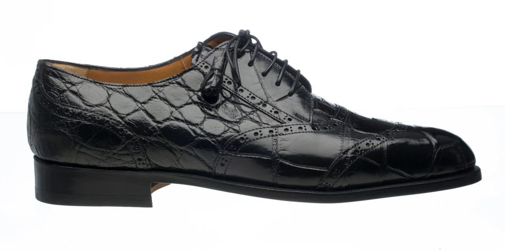 Ferrini | Men's Belly Alligator 3673-Black