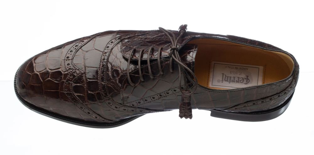 Ferrini | Men's Belly Alligator 3673-Chocolate