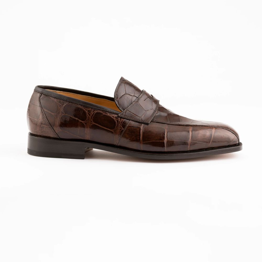 Ferrini | Men's Alligator 3724-Chocolate