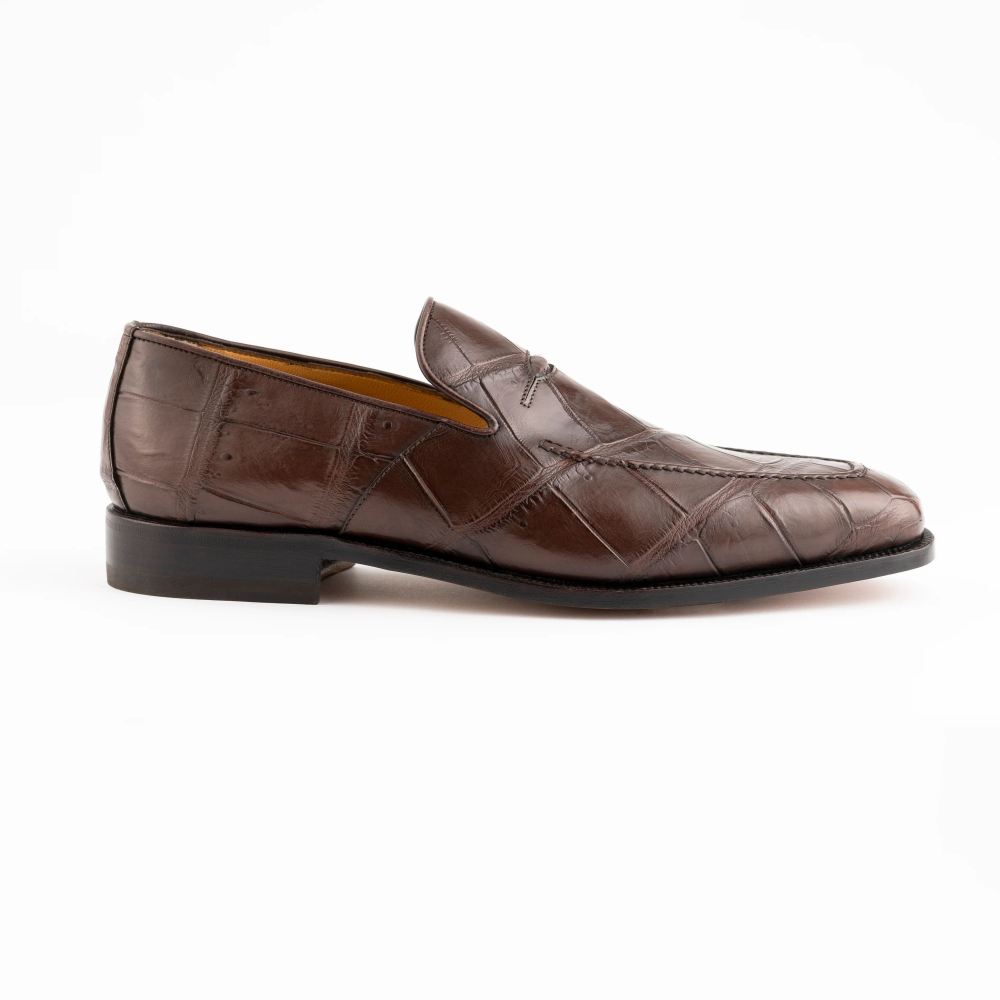 Ferrini | Men's Alligator 3877-Chocolate